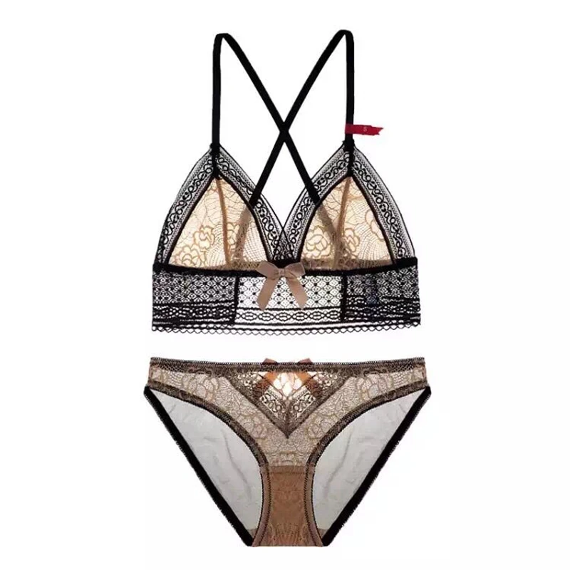 Varsbaby-Sexy-ultra-thin-transparent-lace-underwear-wire-free-patchwork-bra-sets