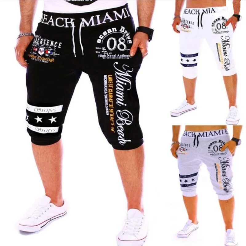 Zogga New Casual Men Shorts men clothes 2018 streetwear short pants Drawstring Elastic High Waist Printing jeans shorts men Zogga New Casual Men Shorts men clothes 2018 streetwear short pants Drawstring Elastic High Waist Printing jeans shorts men