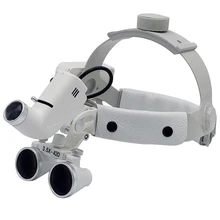 3.5X Surgical Loupes Helmet Magnifier Dental Loupe Surgeon Operation Medical Enlarger Clinical Surgical Magnifier with LED Light 3.5X Surgical Loupes Helmet Magnifier Dental Loupe Surgeon Operation Medical Enlarger Clinical Surgical Magnifier with LED Light