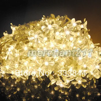 Free shipping ! Beautiful 30M/150 Warm White LED Christmas Xmas Wed Party Flower Fairy String Lights Lighting Bext Choose DL-D7 | Лампы и