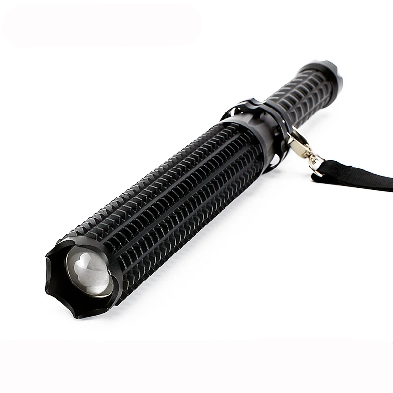 Lanterna Powerful Telescoping Led Cree Xml T6 Flashlight Tactical Torch Baton Flash Light Self Defense 18650 OR AAA 3000 Lumens