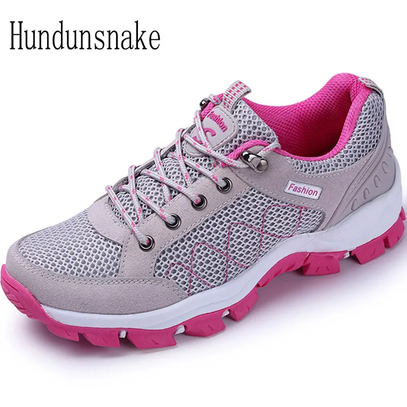 

Hundunsnake Outdoor Mountain Hiking Shoes Women Sneaker Lady Sport Trekking Krasovki Female Gumshoe Chaussure Femme Code To T136