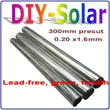 1.6×0.20mm Leady Solar Tab Wires, Precut Tabbing Wire, Any Size is Fine, Suitable for 125 or 156mm Solar Panel, Precut PV Ribbon