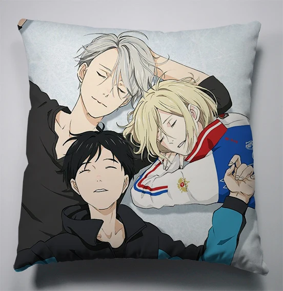Yuri On Ice Silk Pillowcase Anime Manga Pillow Case Cover Seat Bedding Cushion 001 Anime Yuri Yuri Animecase Pillow Anime Aliexpress