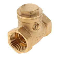 DN20 муфта с внутренней резьбой обратный клапан для предотвращения обратного потока воды, золотой