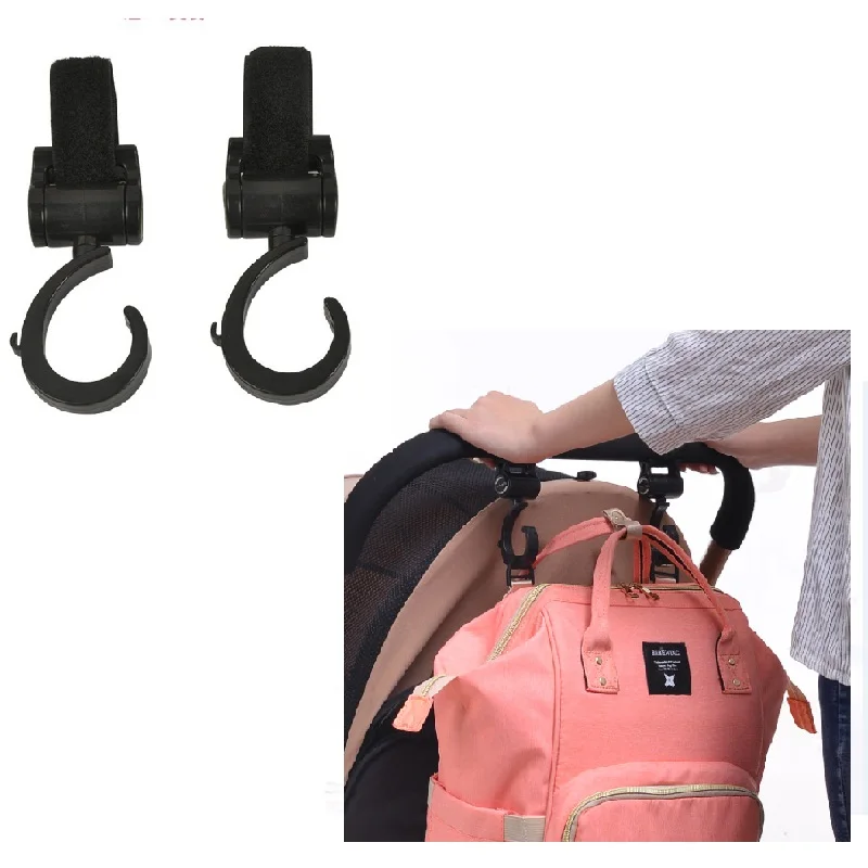 

1 pcs/Set Baby Stroller Hook Bag Handle Grab Hook Holder Stroller Accessories for Baby Strollers Hanger Props Baby Accessories