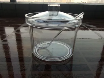 

2pcs 160ml Acrylic Seasoning Box Spice Jar Set Creative Cruet Sauce Pot Kitchen Supplies Fashion Jar Seasoning Box Cooking Tools