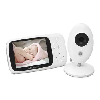 

XF813 camara bebe lloron baby phone nanny 3.5 inch LCD 2 way Talk IR Night Vision Temperature Sensor Lullabies