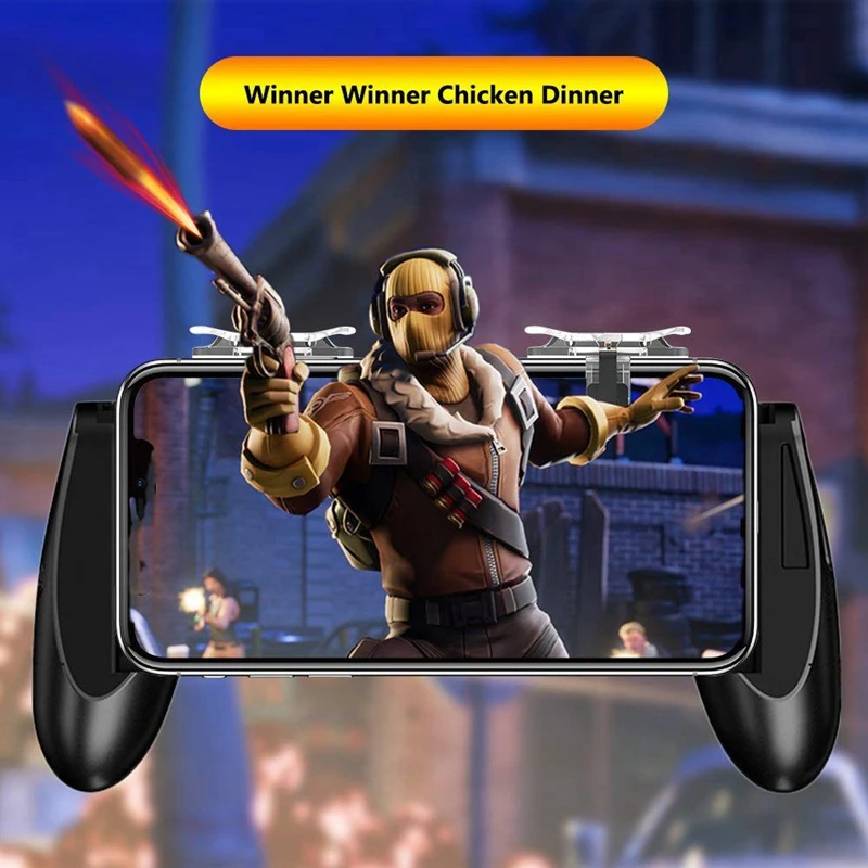  For PUBG Mobile Controller - Game Controller Cellphone Game Trigger Ergonomic Design Handle Holder 