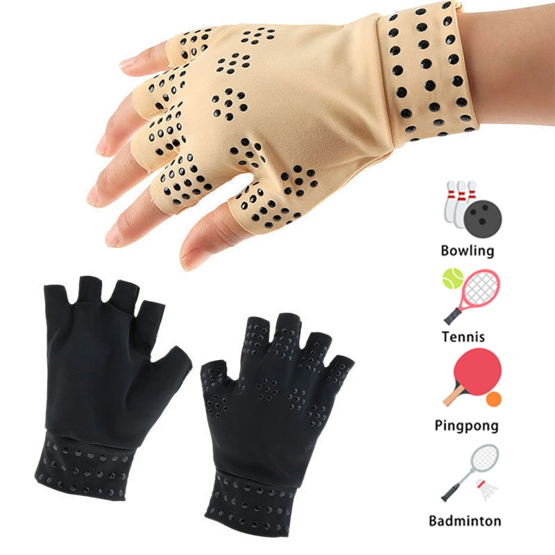 Мужские и женские новые магнитные от артрита здоровья компрессионные медицинские перчатки митенки перчатки прямые поставки