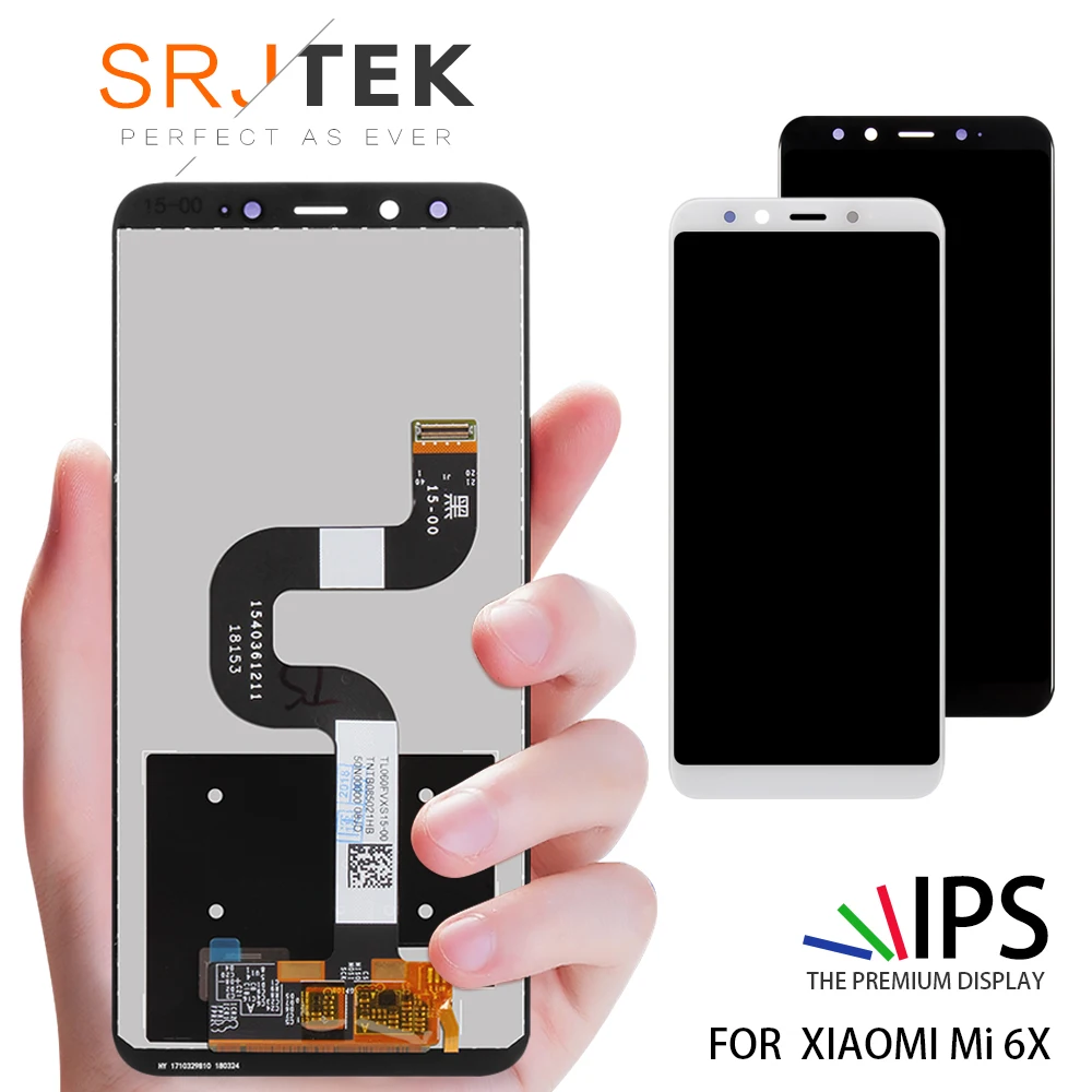 

Original For XIAOMI Mi A2 LCD Display Digitizer 10 Touch Screen Panel For XIAOMI Mi 6X LCD Digitizer Replacement Repair Parts
