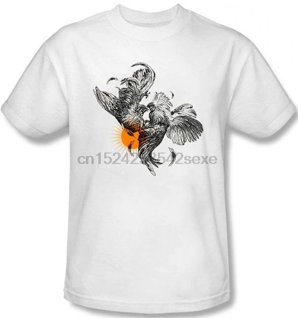 

GAME ROOSTER SUN MENS SS SHIRT TEE COCK GALLOS GAMEFOWL CHICKEN T
