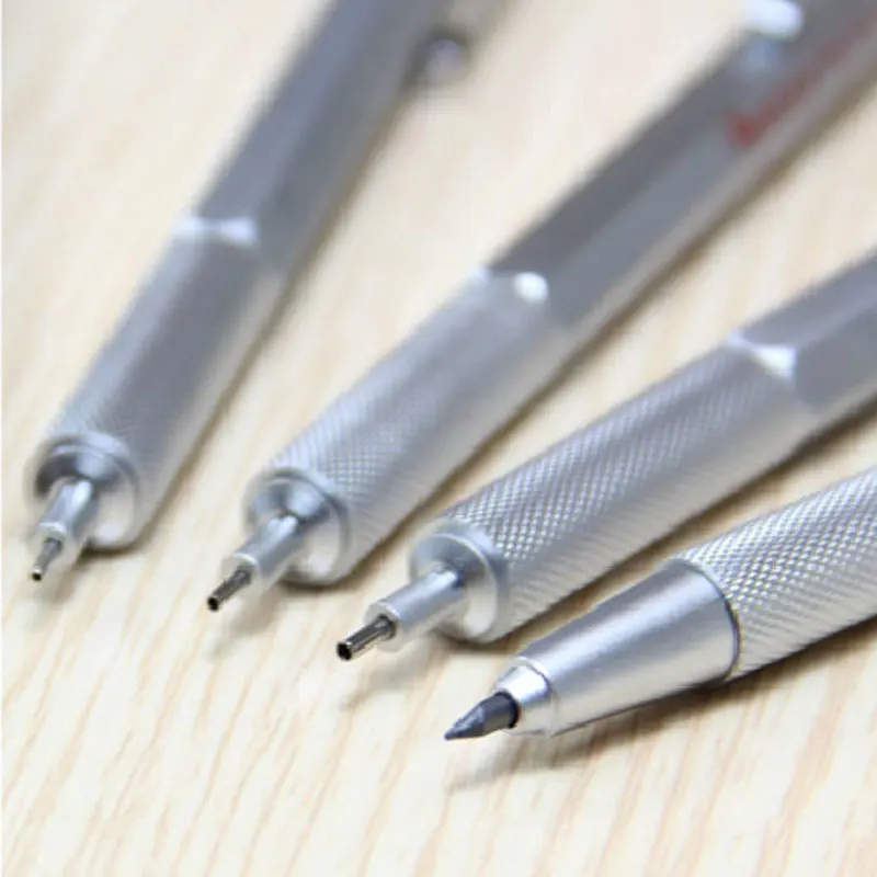 Высококачественный автоматический механический карандаш 2,0 мм для профессиональной живописи и письма, школьные принадлежности с свинцовыми заправками