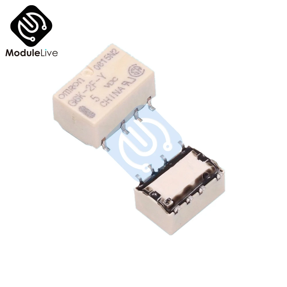 5PCS SMD G6K-2F-Y-5VDC 5V Signal Relay 8PIN for Omron Relay