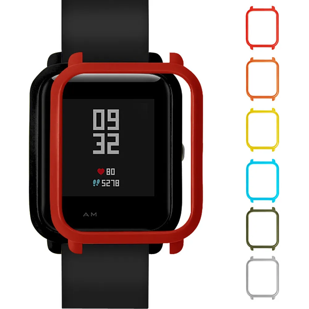 Аксессуары для умных часов цветной чехол из поликарбоната защитный Xiaomi Huami Amazfit Bip