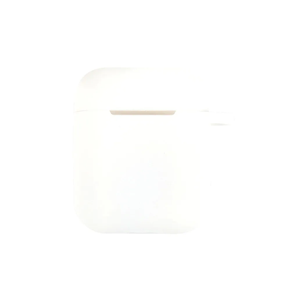 Милый мягкий силиконовый чехол для AirPods, защитный чехол, цветной чехол для Apple Air Pods, беспроводная коробка для наушников, аксессуары - Цвет: case only box