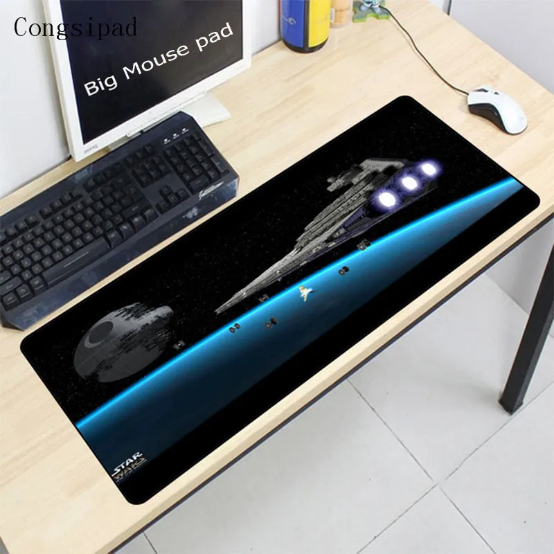 Игровой коврик для мыши Congsipad Star War Movie с закругленными краями большой ПК ноутбука