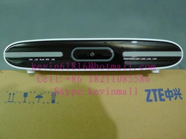 ZTE ZXA10 F660 V1 GPON ONT с 4 портами GE LAN + 2 телефонных порта WIFI USB SC/APC green input английское