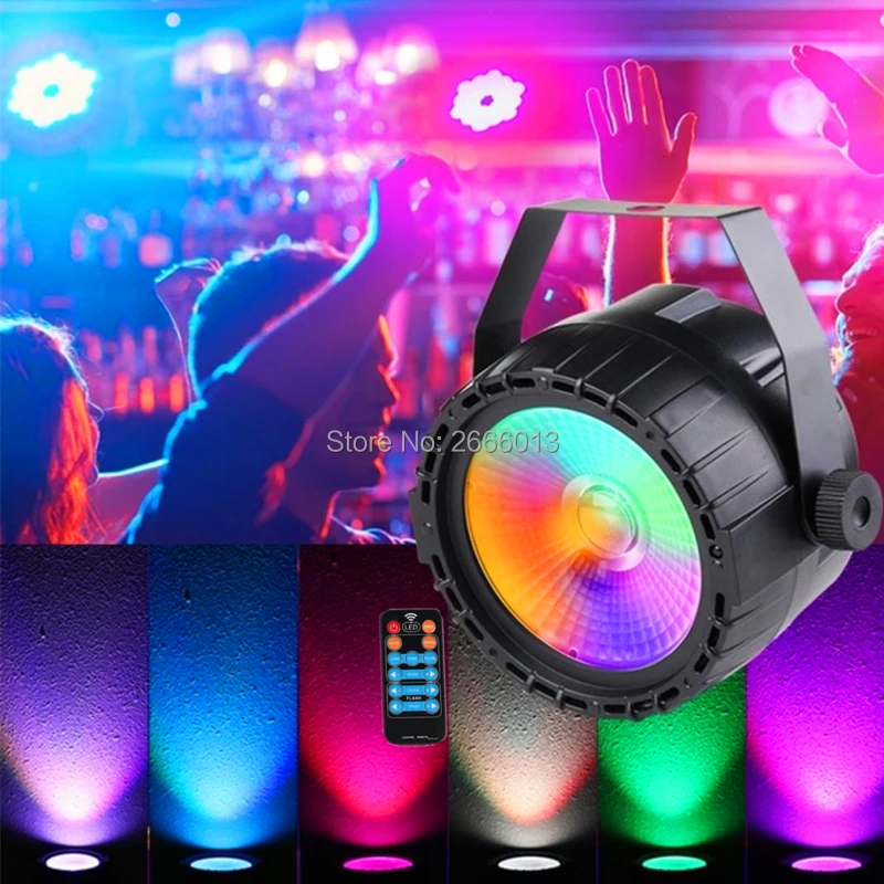 RGB + UV 30 Вт светодиодный LED COB Wash Effect Stage Lights, пульт дистанционного управления UV/RGB 3в1/фиолетовый/RGBW/светодиодный LED Par Light, DJ Мини светодиодный Led