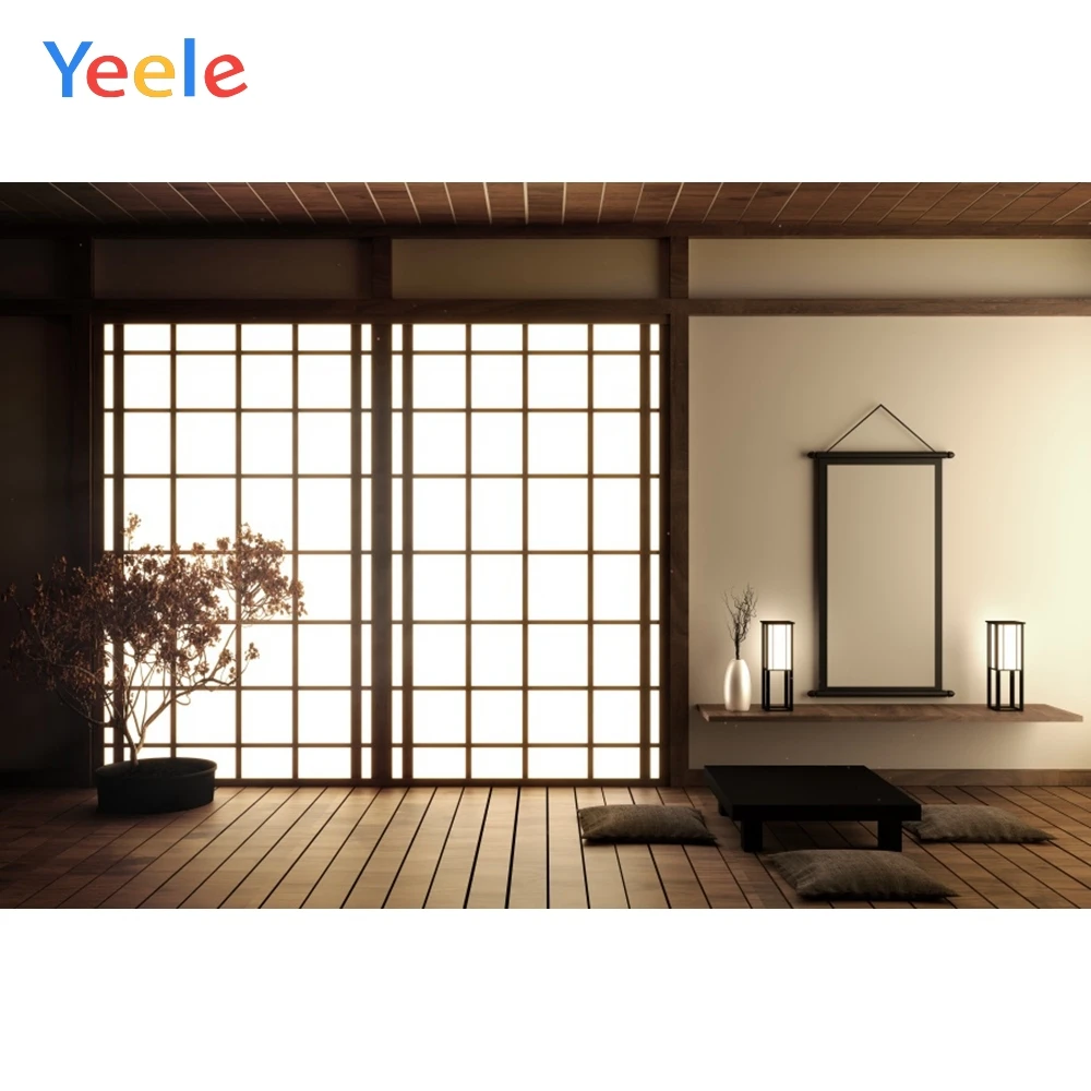 

Yeele Photocall Interior Japanese-style Window Retro Photography Backdrop Personalized Photographic Backgrounds For Photo Studio