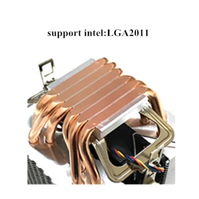 Белый Процессор 9 см вентилятор 6 heatpipe dual-tower охлаждение для Intel LGA775 1151 115x1366 2011 для AMD AM3 AM4 радиатор - Цвет лезвия: Белый