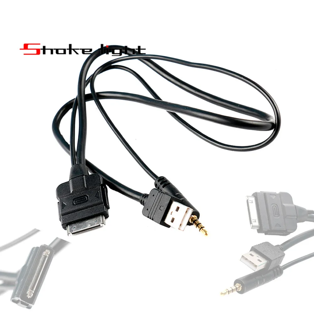 CD IU51V For PIONEER to iPOD IPHONE USB 3.5MM INTERFACE ADAPTER CABLE