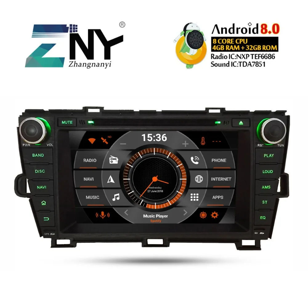 

8" IPS 2 Din Android 9.0 Car Stereo GPS For Toyota Prius 2009 2010 2011 2012 2013 DVD Radio DSP FM WiFi Navigation Backup Camera