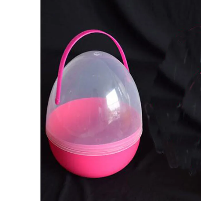 1 шт. 18*25 см Большой размер пластиковое пасхальное яйцо подарок яйцо пластиковые коробки для конфет детский душ Рождественское украшение коробка - Цвет: A