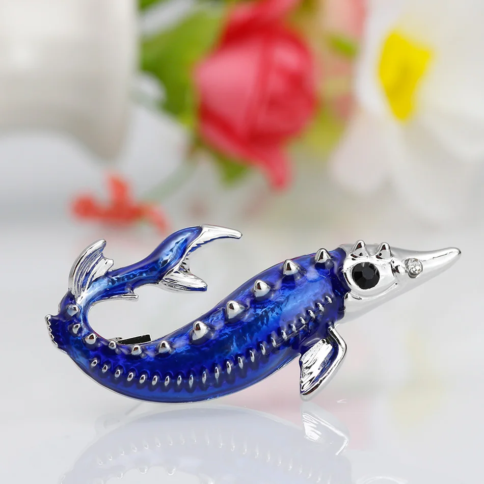 Vivid Small Fish Brooch For Women Kids Festival Jewelry Safety Two