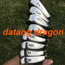 datang dragon golf Утюги AP1 718 Утюги Кованые набор(4 5 6 7 8 9 P W) с динамическим золотом S300 стальной вал 8 шт клюшек для гольфа