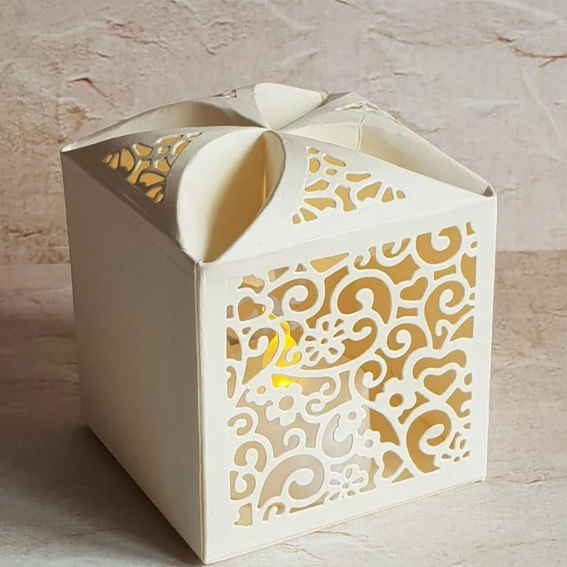 Рождественская 3D коробка для конфет металлические режущие штампы для скрапбукинга DIY альбом бумажные карты Ремесло декоративные трафареты с тиснением новые штампы