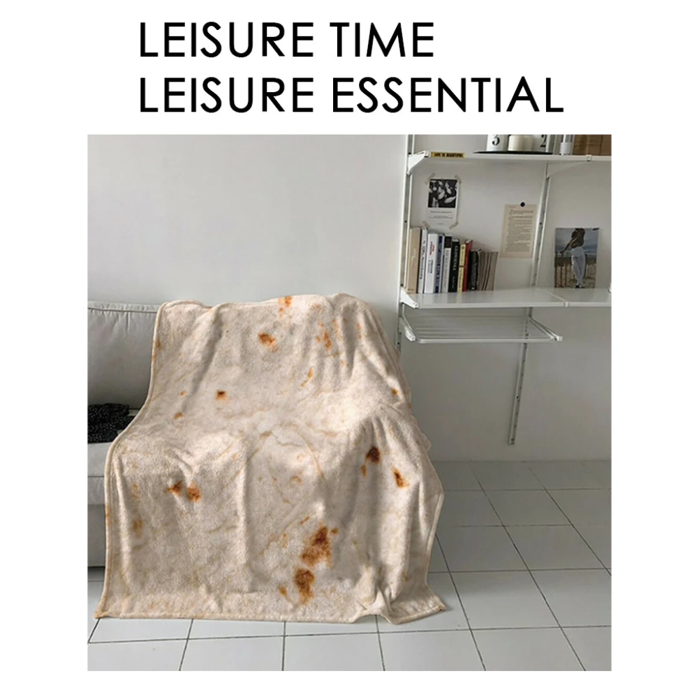 

Tortilla Texture Soft Throw Blanket Family Sofa Office Quilts Tortilla Bedding Winter Zen Life Burrito Blanket Home Decor
