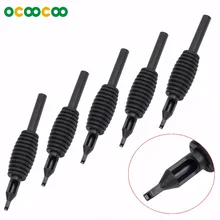 5 шт) 5 футов одноразовая Нескользящая трубка рукоятки машинки для татуировок-черный(5 шт