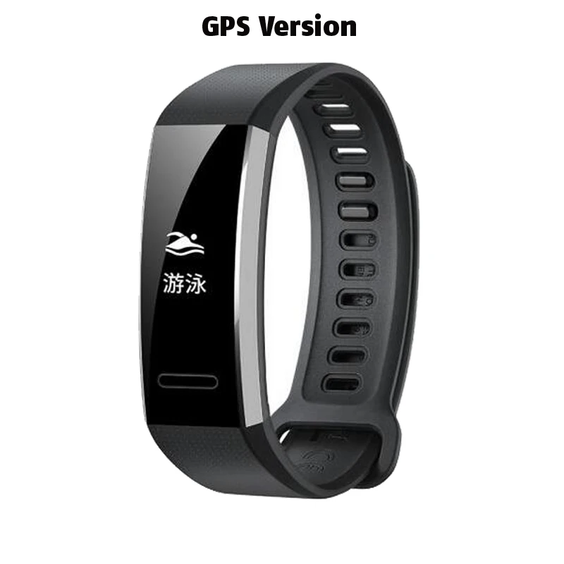 GPS Version Группа huawei 2 Pro B29 B19 смарт-браслет Фитнес трекер Смарт-браслет OLED плавание монитор сердечного ритма Водонепроницаемый Bluetooth - Цвет: GPS Version