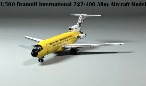 

Boutique 1:500 Branniff International 727-100 Airliner Model Alloy Collection Model