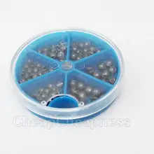 Горячая Портативный отсек в коробке распределительная Платина коробка зажим свинцовая приманка рыболовная леска распределительная Платина свинцовый вес на рыболовный крючок