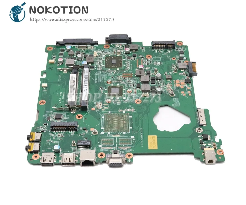 NOKOTION для acer aspire 4253 материнская плата для ноутбука DDR3 с процессором на плате DA0ZQEMB6C0 MBRDT06001 MB. Rdt06001