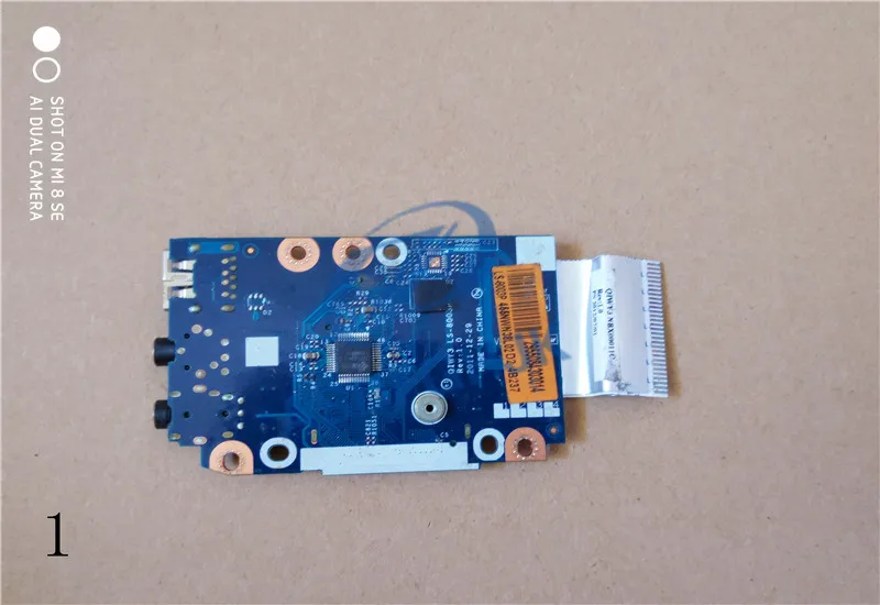 LS 8003P оригинал для Lenovo Y580 USB аудио плата с кабелем QIWY3 QIWY4 USB2.0 100% ТЕСТ ОК|Платы