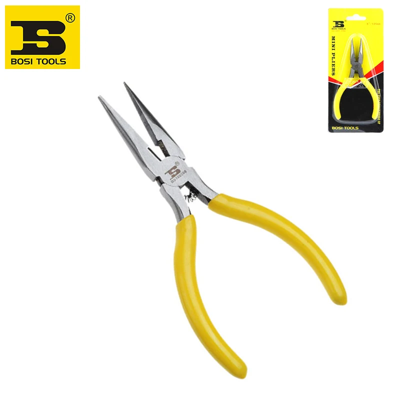 

BOSI 5" needle nose pliers with side cutter
