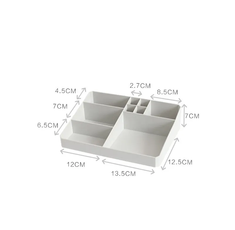 Многослойная коробка для хранения косметики, пластиковый косметический ящик, органайзер для макияжа, контейнер для ногтей, шкатулка, держатель, настольный чехол для хранения