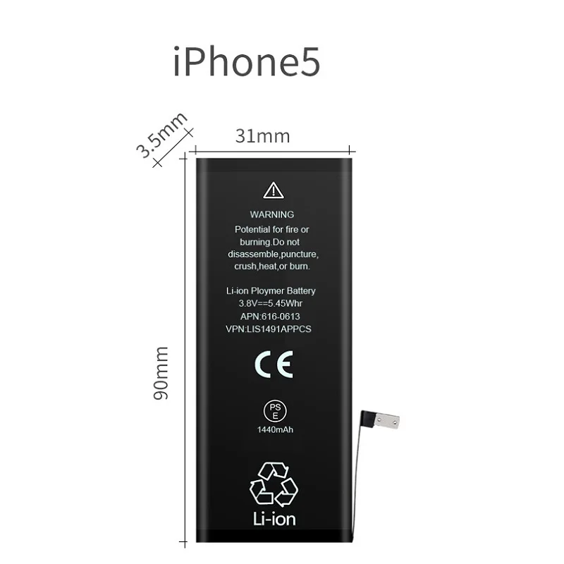 Original-antirr-Phone-Battery-For-iphone-5-5G-Real-Capacity-1440mAh-With-Machine-Tool-Kit-Mobile