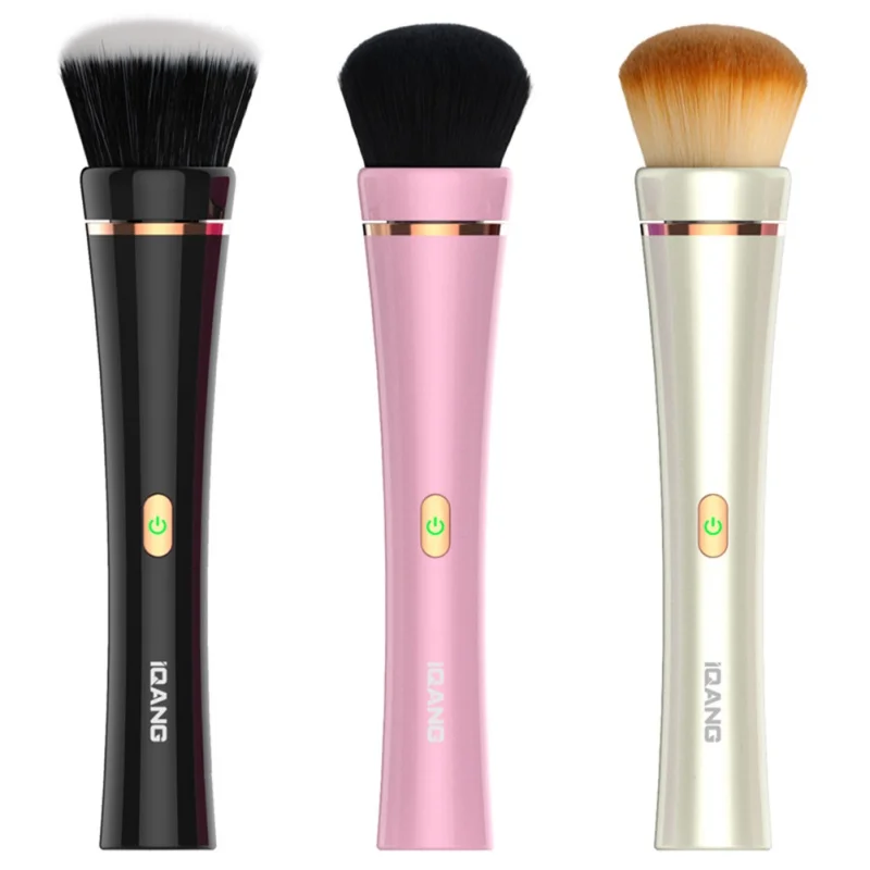 

Electric Makeup Brush Set USB Rotating Foundation Powder Blusher Brush Cosmetic Tool Makeup Brushes With 3 Heads
