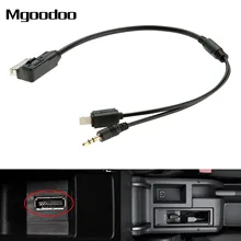 New 3.5mm AUX AMI MDI Car Audio Music Interface Adapter Cable MP3 Connector Charger For Audi A3 A4 A5 A6 VW Jetta GTI GLI Passat