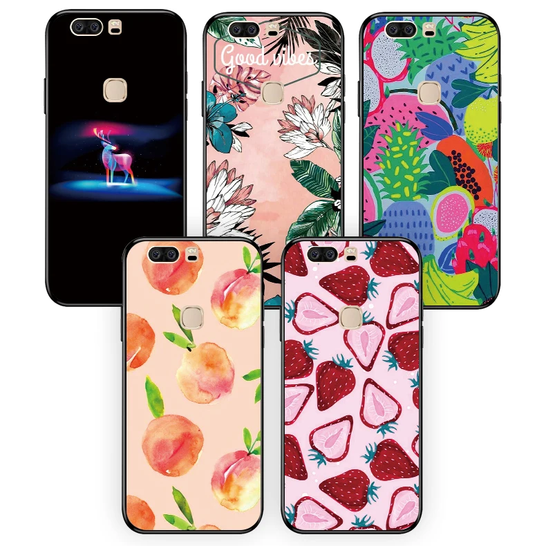 

Huawei Honor V8 Botany Phone Cases For Honor V8 Case silicone soft back cover For HUAWEI Honor V8 TPU Cover