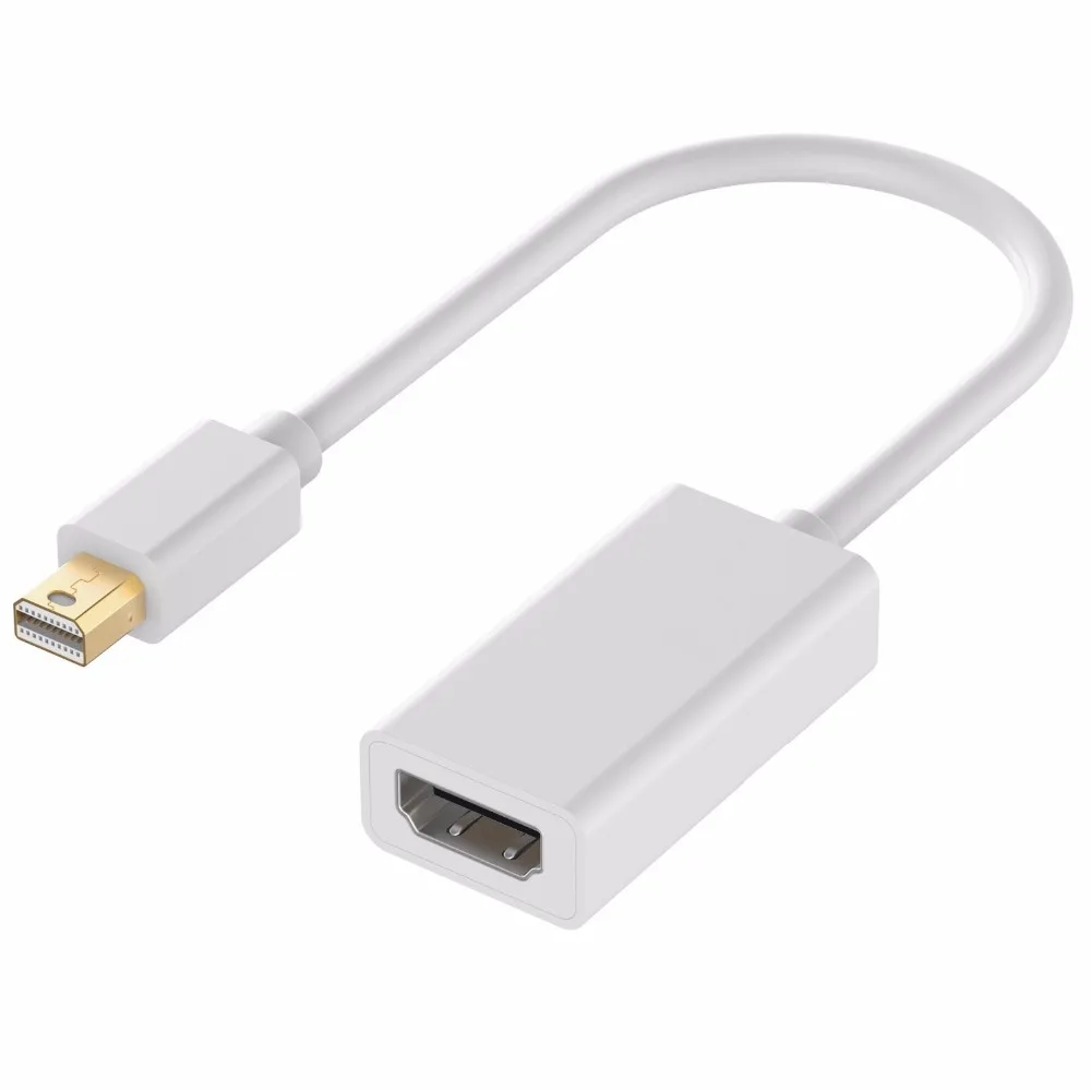 DZLST Mini DP к HDMI DVI VGA адаптер 3 в 1 концентратор Mini DisplayPort 1080P видео адаптер конвертер для iMac Apple MacBook Pro Air - Цвет: MINI DP to HDMI