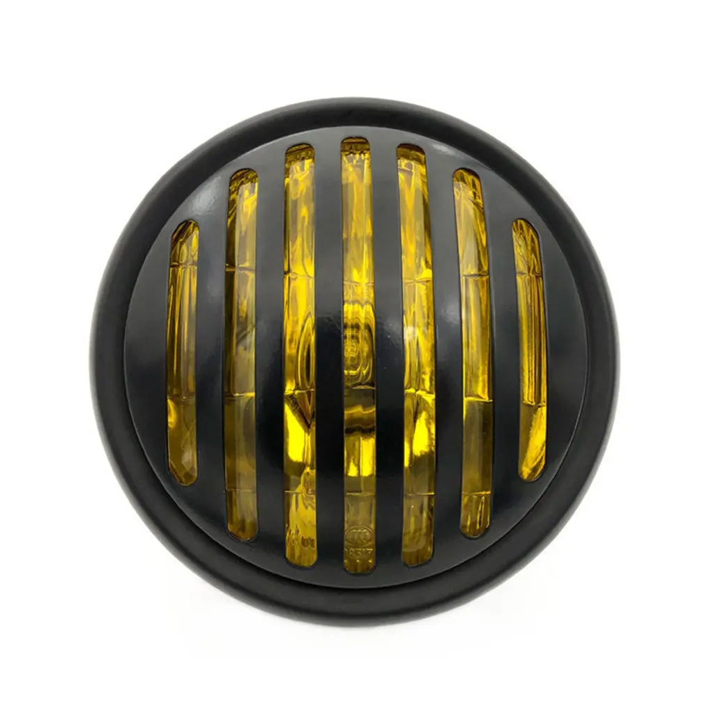 GN125 Retro Black Shell Round Headlights Motorcycle Headlights Fence Headlights Waterproof Super Bright