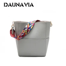 DAUNAVIA Luxury Handbags Women Bag Designer Brand Famous Shoulder Bag Female Vintage Satchel Bag Pu Leather Gray Crossbody ND549