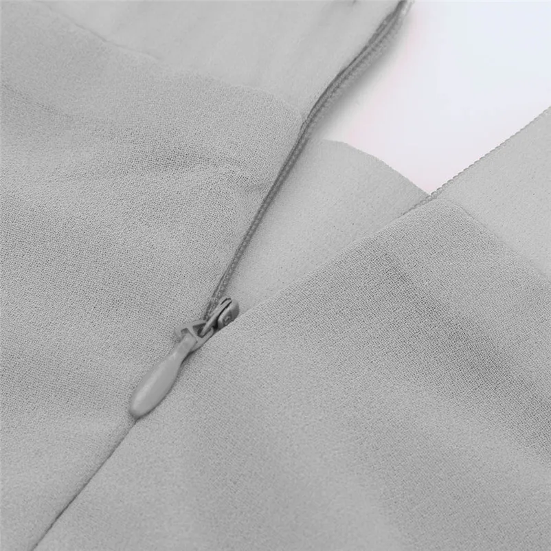 HOT sell Fashion 2018 Summer style skirts womens Chiffon Stretch High Waist Maxi Skater Flared Pleated Long Skirt Saia Y05#N (14)