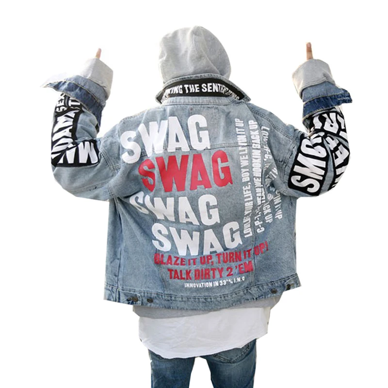 Dropshipping Suppliers Usa Jeans Jacket Coat Hip Hop Women