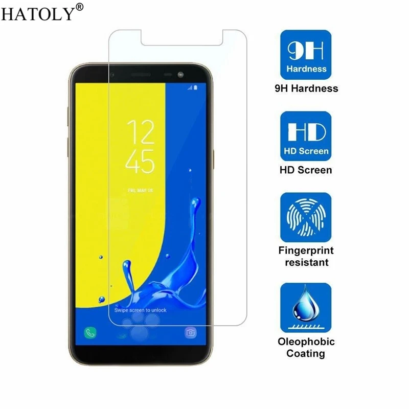 2 шт. закаленное стекло для samsung Galaxy J6 2018 ультратонкая Защитная пленка J600f|Защитные